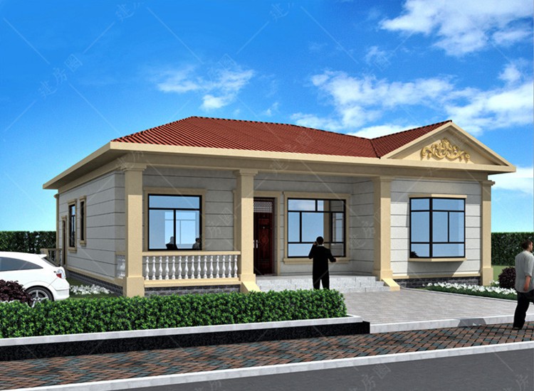 農(nóng)村一層別墅怎么建好看又省錢，看看這款不后悔