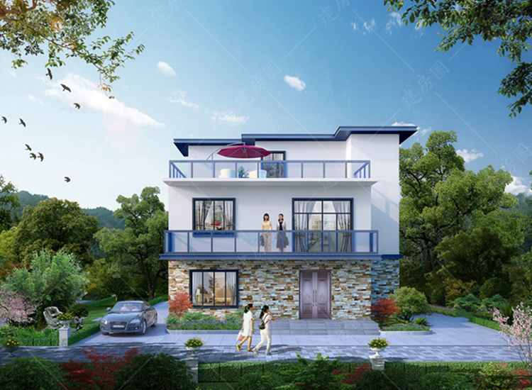 成都蒲江三層現(xiàn)代風格自建房設(shè)計， 別具一格 美輪美奐