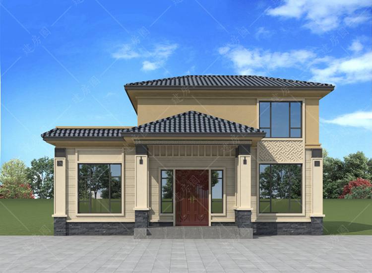 農(nóng)村二層新中式建房設(shè)計(jì)圖紙，秒殺各種洋別墅