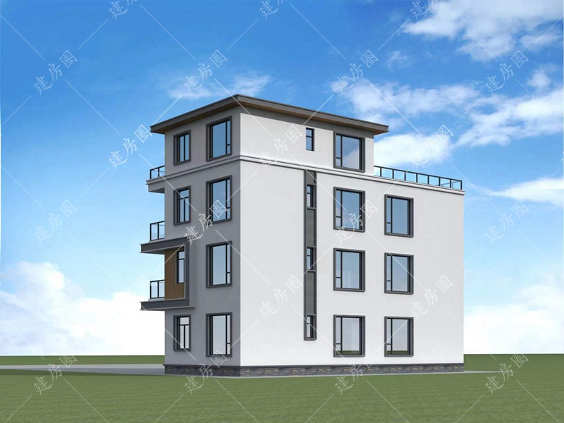 農(nóng)村現(xiàn)代風(fēng)格自建房效果圖