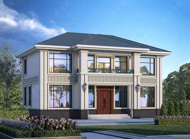 14X8米農(nóng)村自建房設計圖紙，現(xiàn)代簡約時尚