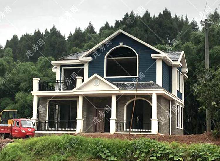 兩層自建房外觀圖片