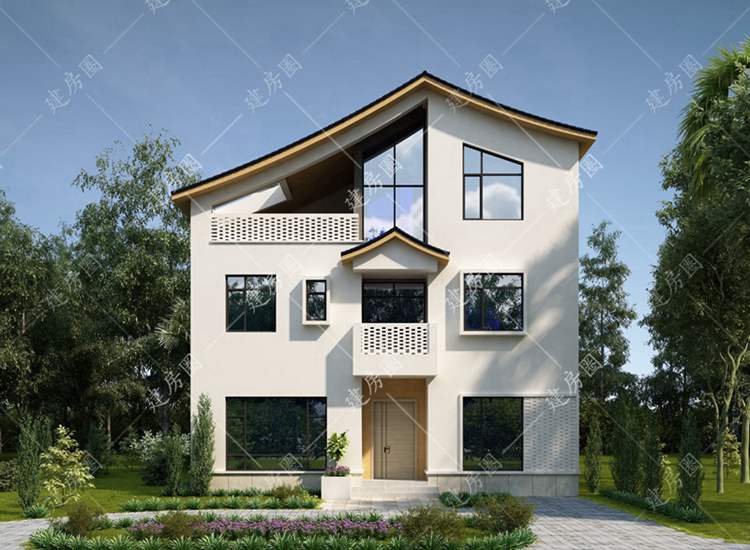 農(nóng)村簡約小別墅設(shè)計(jì)圖，小戶型一層，二層，三層可供選擇