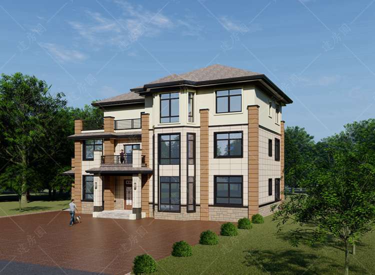 新款農(nóng)村3層自建房設計圖紙，歐式，中式，現(xiàn)代樣式均有