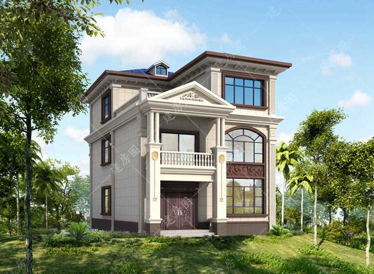 3套10x14米農(nóng)村建房圖紙，戶型實用，外觀經(jīng)典大氣