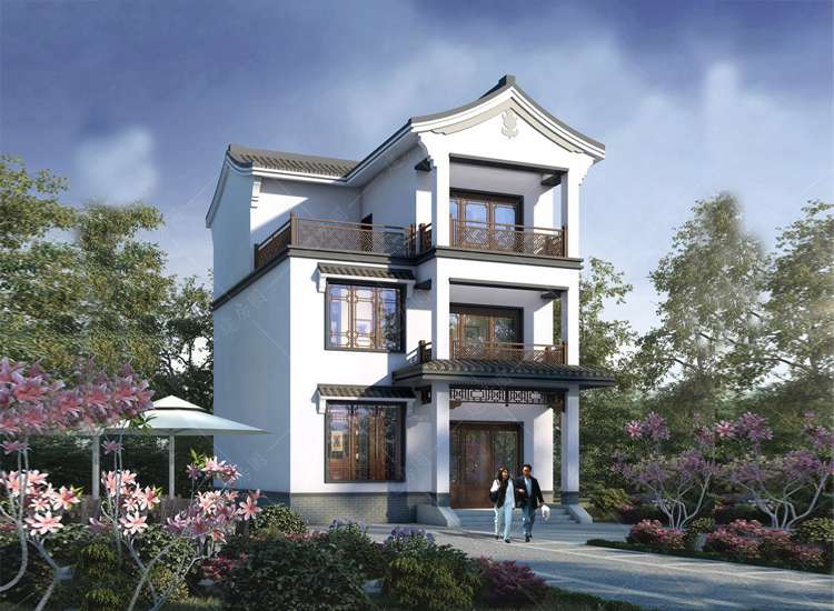三層簡單農(nóng)村自建房設(shè)計圖紙，房間多，適合農(nóng)村修建